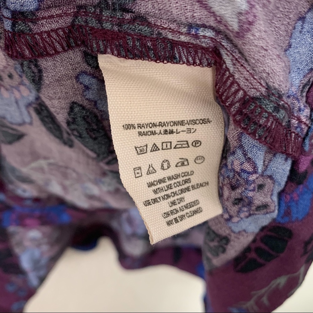 Free People Magic Mystery Floral Tunic Bell Sleeve - Picture 7 of 8